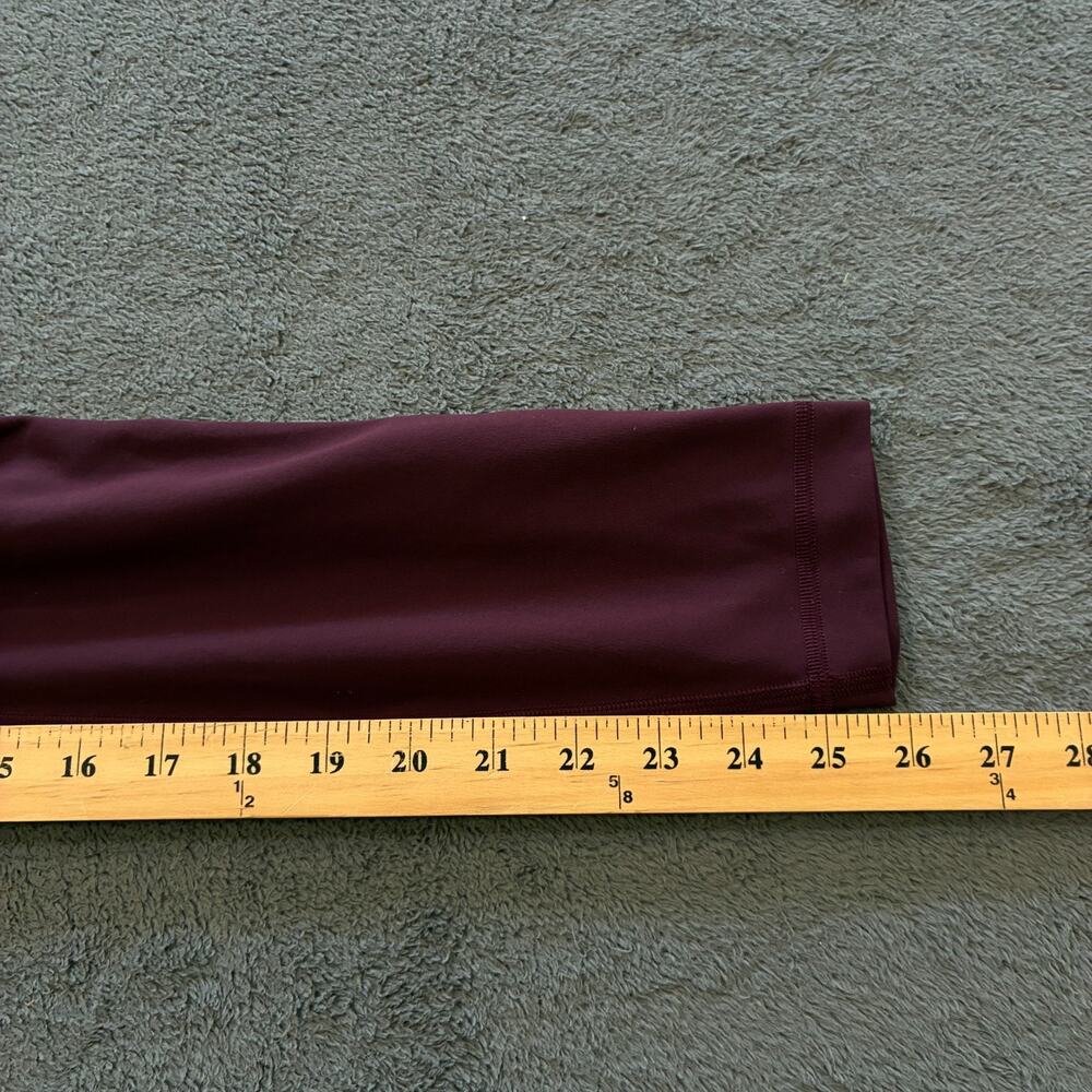 Lululemon Align Burgundy Athletic High Rise Wide Waistband Leggings Women's Sz 4 - Picture 6 of 8